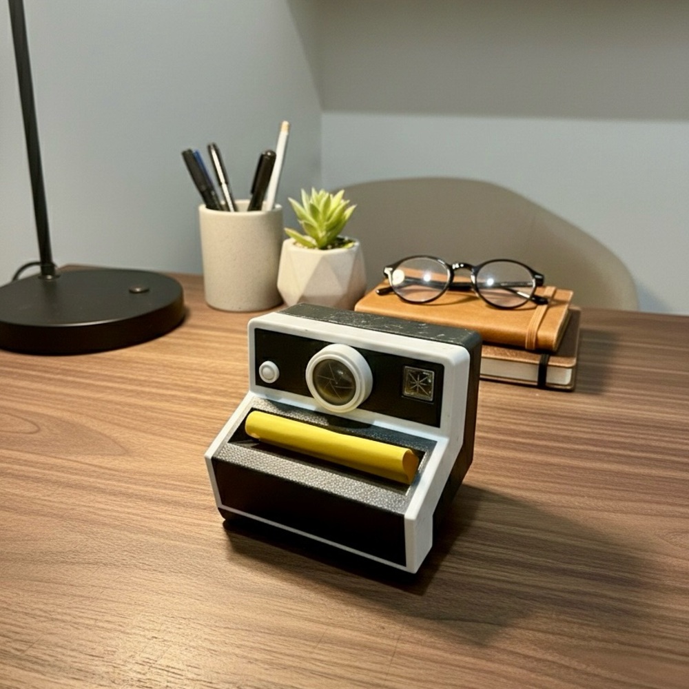 Post-it Pop up Note Dispenser Retro Style Instant Film Polaroid Camera
